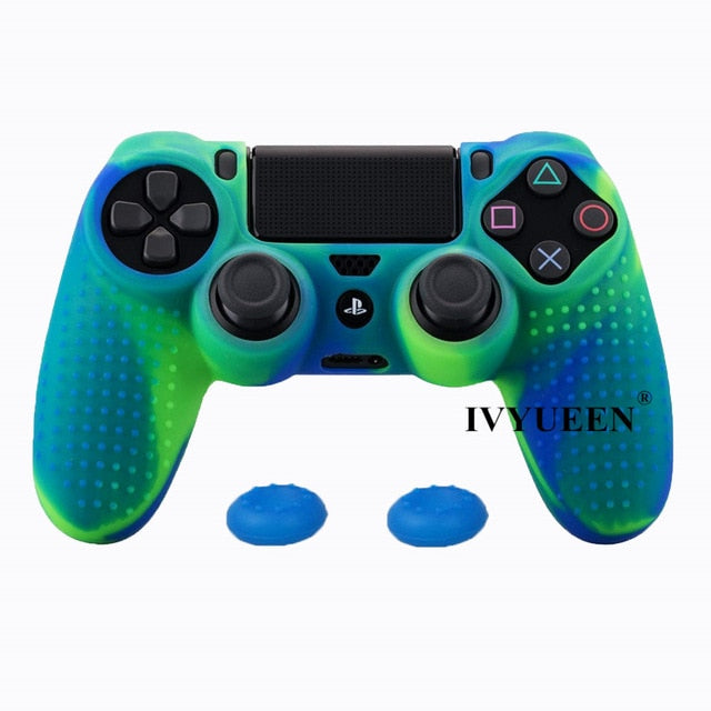 IVYUEEN 20 Colors Anti-slip Silicone Cover Skin Case for Sony PlayStation Dualshock 4 PS4 DS4 Pro Slim Controller & Stick Grip - Amzon World