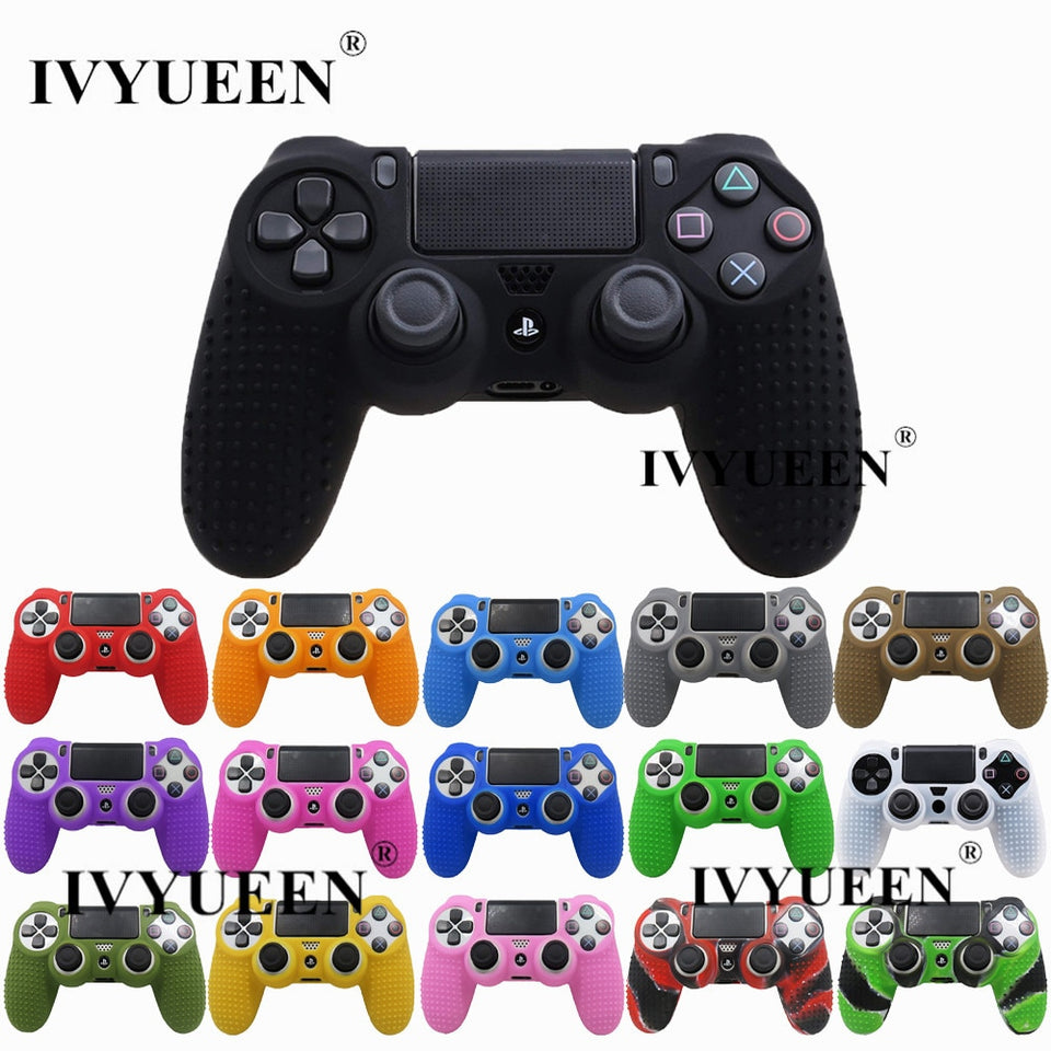 IVYUEEN 20 Colors Anti-slip Silicone Cover Skin Case for Sony PlayStation Dualshock 4 PS4 DS4 Pro Slim Controller & Stick Grip - Amzon World