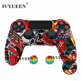 IVYUEEN 25 Colors Anti Slip Silicone Protective Skin Case For Sony PlayStation 4 PS4 DS4 Pro Slim Controller Thumb Grip Caps - Amzon World