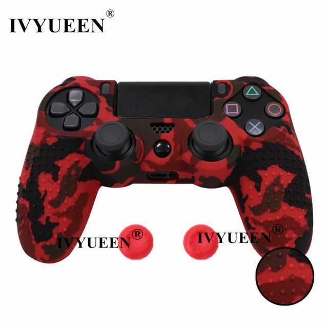 IVYUEEN 25 Colors Anti Slip Silicone Protective Skin Case For Sony PlayStation 4 PS4 DS4 Pro Slim Controller Thumb Grip Caps - Amzon World