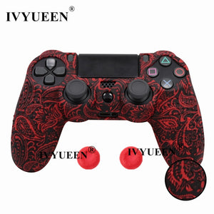IVYUEEN 25 Colors Anti Slip Silicone Protective Skin Case For Sony PlayStation 4 PS4 DS4 Pro Slim Controller Thumb Grip Caps - Amzon World