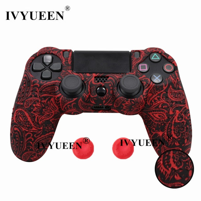IVYUEEN 25 Colors Anti Slip Silicone Protective Skin Case For Sony PlayStation 4 PS4 DS4 Pro Slim Controller Thumb Grip Caps - Amzon World