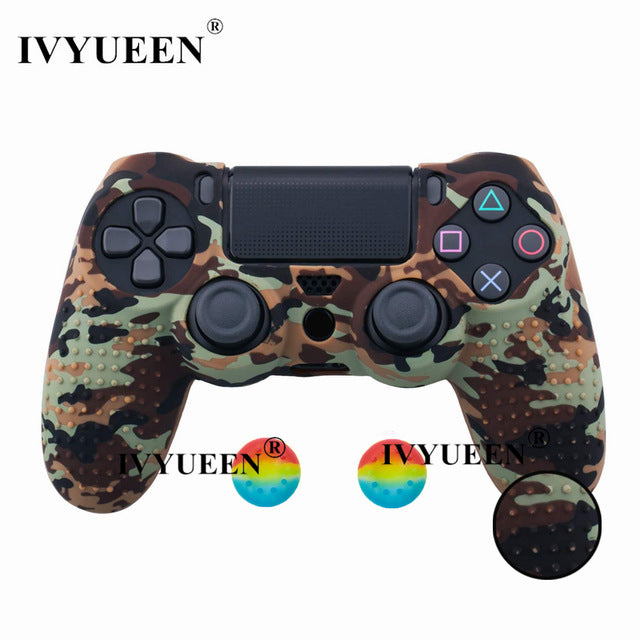 IVYUEEN 25 Colors Anti Slip Silicone Protective Skin Case For Sony PlayStation 4 PS4 DS4 Pro Slim Controller Thumb Grip Caps - Amzon World