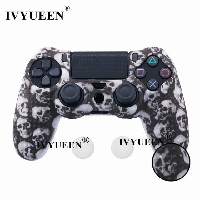 IVYUEEN 25 Colors Anti Slip Silicone Protective Skin Case For Sony PlayStation 4 PS4 DS4 Pro Slim Controller Thumb Grip Caps - Amzon World