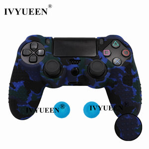 IVYUEEN 25 Colors Anti Slip Silicone Protective Skin Case For Sony PlayStation 4 PS4 DS4 Pro Slim Controller Thumb Grip Caps - Amzon World