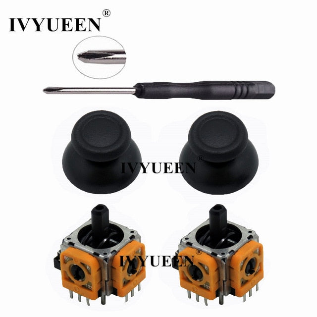 IVYUEEN 3D Analog Joystick Sensor Module Potentiometer & Thumb Stick for Sony PlayStation 4 PS4 Pro Slim Controller Repair Parts - Amzon World