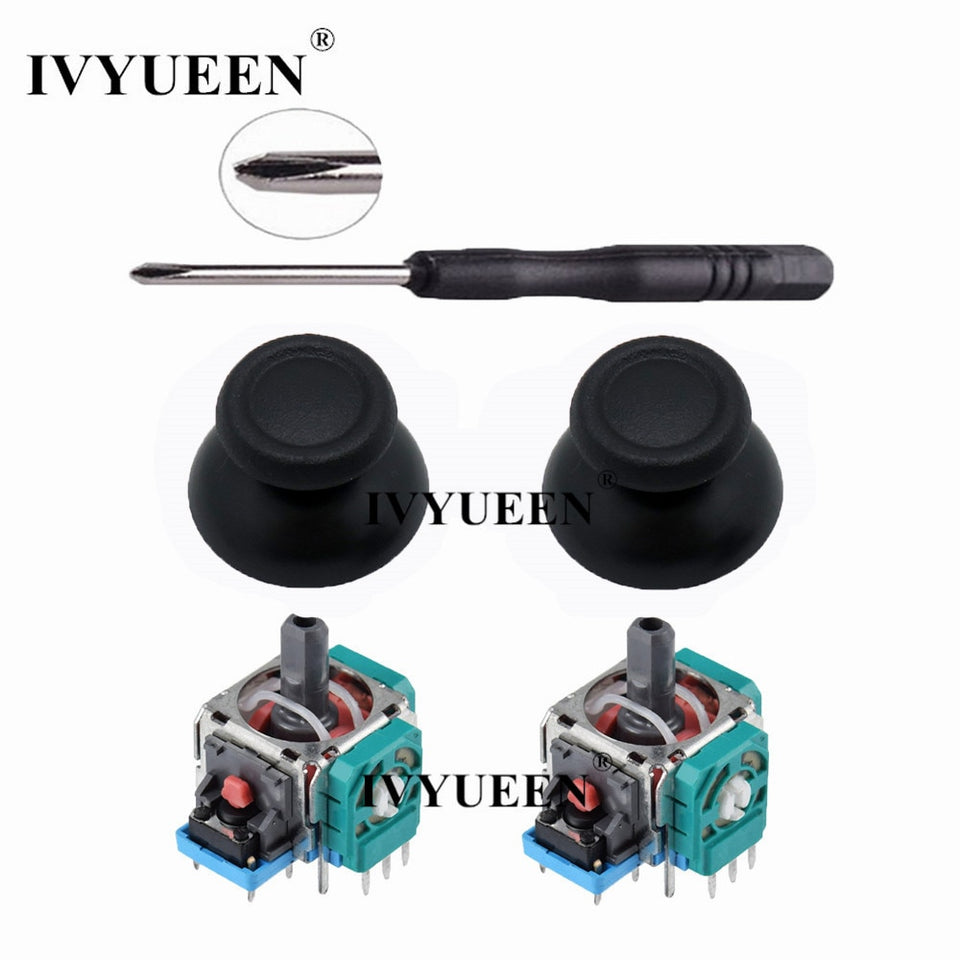IVYUEEN 3D Analog Joystick Sensor Module Potentiometer & Thumb Stick for Sony PlayStation 4 PS4 Pro Slim Controller Repair Parts - Amzon World