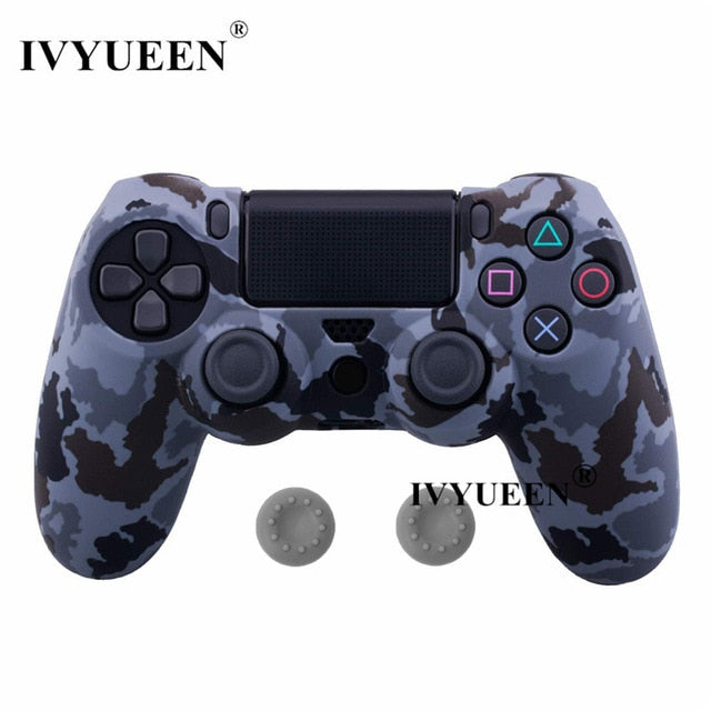 IVYUEEN 44 Colors Silicone Camo Protective Skin Case For Sony Dualshock 4 PS4 DS4 Pro Slim Controller Thumb Grips Joystick Caps - Amzon World
