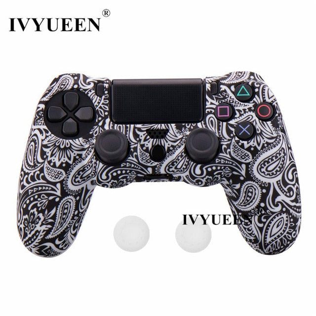 IVYUEEN 44 Colors Silicone Camo Protective Skin Case For Sony Dualshock 4 PS4 DS4 Pro Slim Controller Thumb Grips Joystick Caps - Amzon World