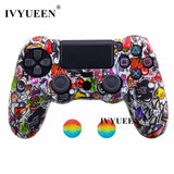 IVYUEEN 44 Colors Silicone Camo Protective Skin Case For Sony Dualshock 4 PS4 DS4 Pro Slim Controller Thumb Grips Joystick Caps - Amzon World