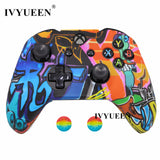 IVYUEEN Silicone Protective Skin Case for XBox One X S Controller Protector Water Transfer Printing Camouflage Cover Grips Caps - Amzon World