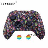IVYUEEN Silicone Protective Skin Case for XBox One X S Controller Protector Water Transfer Printing Camouflage Cover Grips Caps - Amzon World
