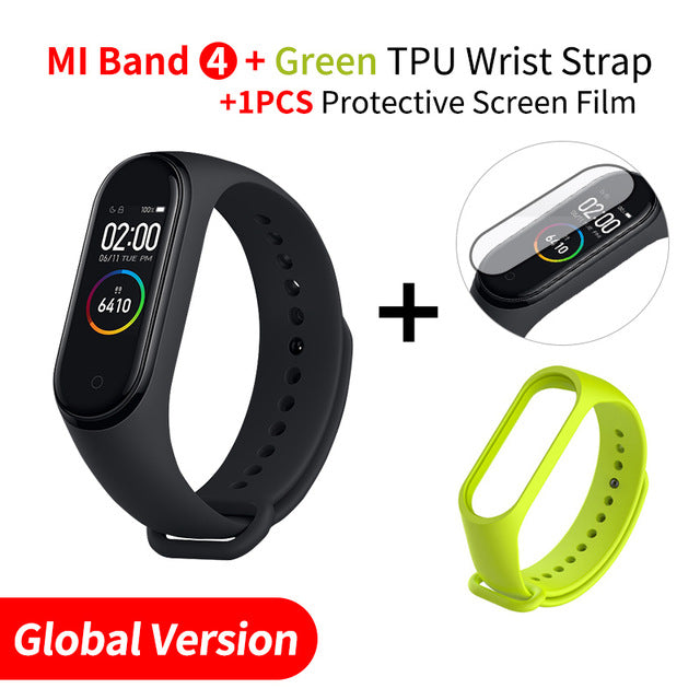 In Stock Original Xiaomi Mi Band 4 Smart Band4 Wristband Fitness Bracelet Music Bracelet Bluetooth 5.0 AMOLED Color Touch Screen - Amzon World