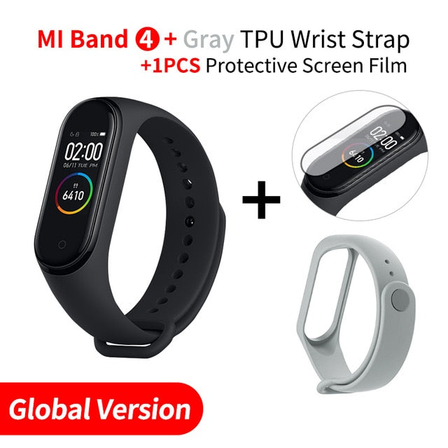 In Stock Original Xiaomi Mi Band 4 Smart Band4 Wristband Fitness Bracelet Music Bracelet Bluetooth 5.0 AMOLED Color Touch Screen - Amzon World