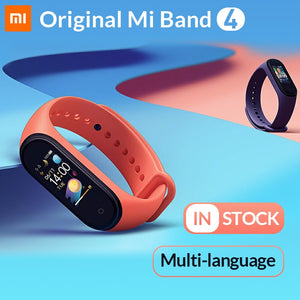 In Stock Original Xiaomi Mi Band 4 Smart Band4 Wristband Fitness Bracelet Music Bracelet Bluetooth 5.0 AMOLED Color Touch Screen - Amzon World