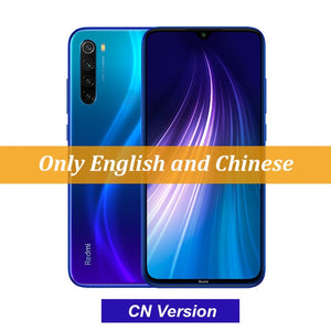 In stock Global ROM Xiaomi Redmi Note 8 4GB 64G 48MP Quad Camera Smartphone Snapdragon 665 Octa Core 6.3" FHD Screen 4000mAh - Amzon World