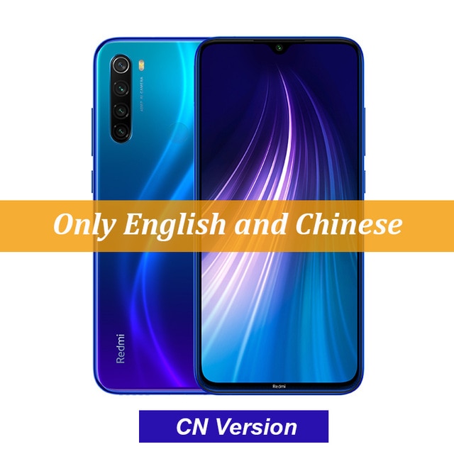 In stock Global ROM Xiaomi Redmi Note 8 4GB 64G 48MP Quad Camera Smartphone Snapdragon 665 Octa Core 6.3" FHD Screen 4000mAh - Amzon World