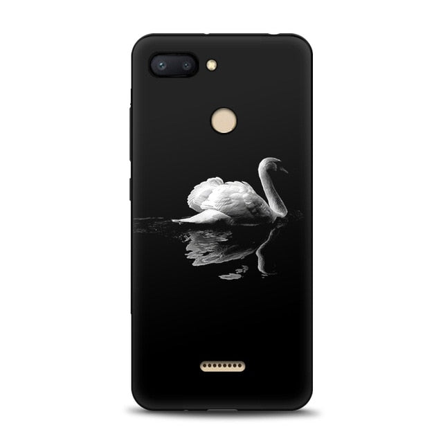 JURCHEN Silicone Case For Xiaomi Redmi 6 Case For Xiaomi Redmi 6A 6 A Cartoon Soft TPU Cute Back Cover For Xiomi Redmi6 6A Case - Amzon World