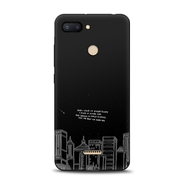 JURCHEN Silicone Case For Xiaomi Redmi 6 Case For Xiaomi Redmi 6A 6 A Cartoon Soft TPU Cute Back Cover For Xiomi Redmi6 6A Case - Amzon World