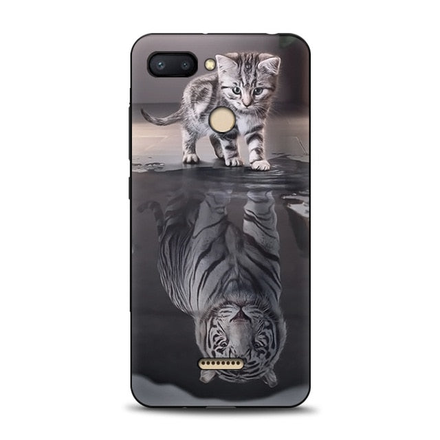 JURCHEN Silicone Case For Xiaomi Redmi 6 Case For Xiaomi Redmi 6A 6 A Cartoon Soft TPU Cute Back Cover For Xiomi Redmi6 6A Case - Amzon World