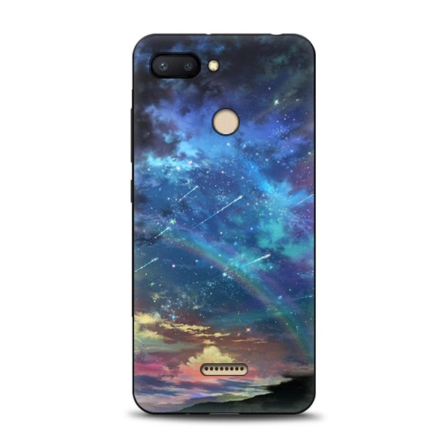 JURCHEN Silicone Case For Xiaomi Redmi 6 Case For Xiaomi Redmi 6A 6 A Cartoon Soft TPU Cute Back Cover For Xiomi Redmi6 6A Case - Amzon World