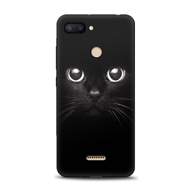 JURCHEN Silicone Case For Xiaomi Redmi 6 Case For Xiaomi Redmi 6A 6 A Cartoon Soft TPU Cute Back Cover For Xiomi Redmi6 6A Case - Amzon World