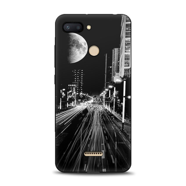 JURCHEN Silicone Case For Xiaomi Redmi 6 Case For Xiaomi Redmi 6A 6 A Cartoon Soft TPU Cute Back Cover For Xiomi Redmi6 6A Case - Amzon World