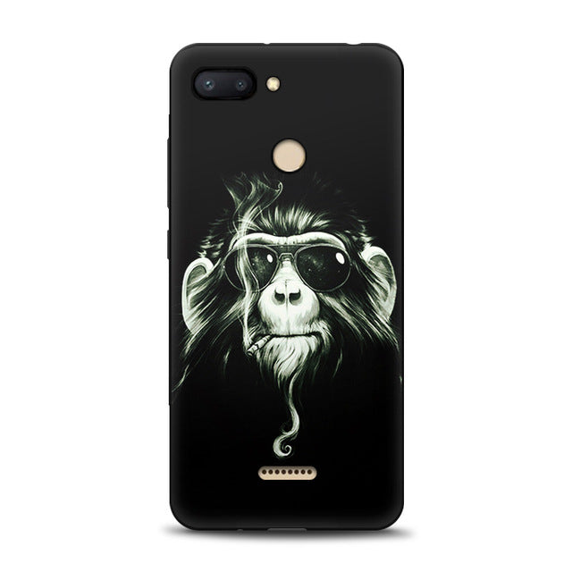 JURCHEN Silicone Case For Xiaomi Redmi 6 Case For Xiaomi Redmi 6A 6 A Cartoon Soft TPU Cute Back Cover For Xiomi Redmi6 6A Case - Amzon World