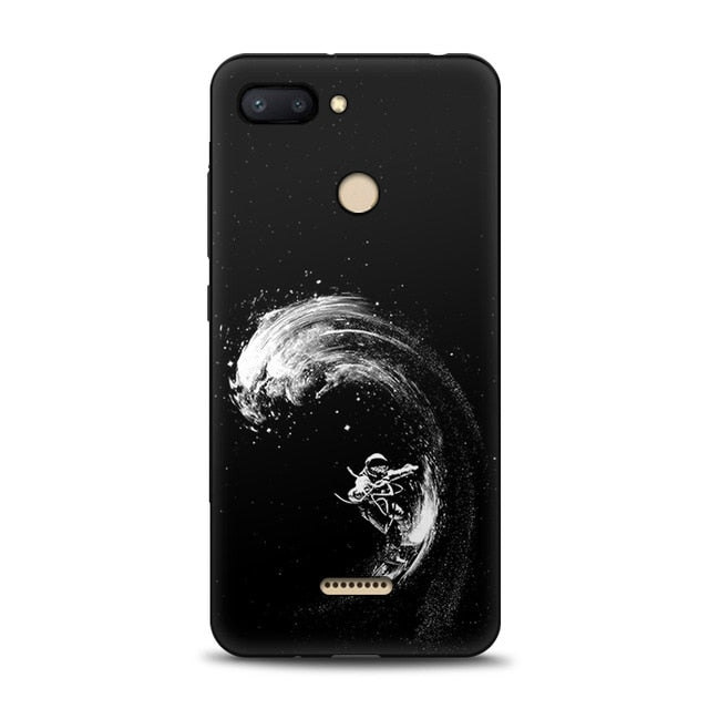 JURCHEN Silicone Case For Xiaomi Redmi 6 Case For Xiaomi Redmi 6A 6 A Cartoon Soft TPU Cute Back Cover For Xiomi Redmi6 6A Case - Amzon World