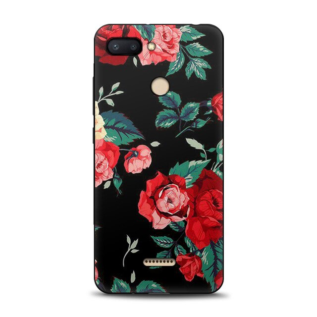 JURCHEN Silicone Case For Xiaomi Redmi 6 Case For Xiaomi Redmi 6A 6 A Cartoon Soft TPU Cute Back Cover For Xiomi Redmi6 6A Case - Amzon World