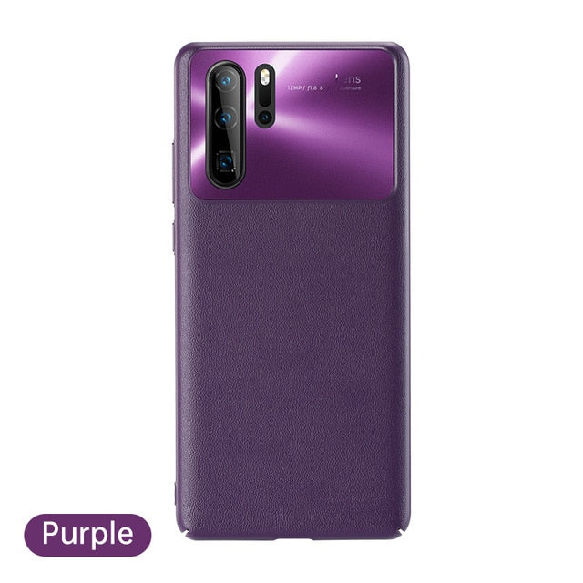 Joyroom Leather Case For Huawei P30 Pro Case Luxury Shockproof Bumper Back Case For Huawei P30 Cover Original Official Color - Amzon World
