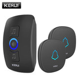 KERUI M525 Home Security Welcome Wireless Doorbell Smart Chimes Doorbell Alarm LED light 32 Songs with Waterproof Touch Button - Amzon World