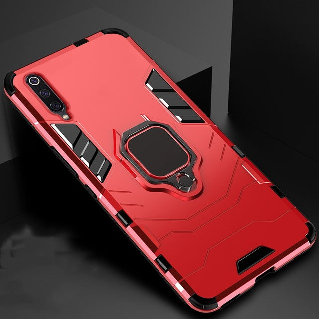 Shockproof Armor Case For Samsung Galaxy A50 A30 A20 A10 A70 Stand Holder Car Ring Phone Cover - Amzon World