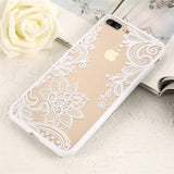 KISSCASE Case For iPhone XR 5S 5 Se 6 7 8 Plus Luxury Lace Flower Back Case For iPhone 11 Pro 11 Pro max  XS Max XR X Capinhas - Amzon World