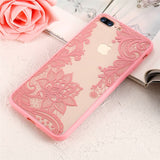 KISSCASE Case For iPhone XR 5S 5 Se 6 7 8 Plus Luxury Lace Flower Back Case For iPhone 11 Pro 11 Pro max  XS Max XR X Capinhas - Amzon World