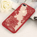 KISSCASE Case For iPhone XR 5S 5 Se 6 7 8 Plus Luxury Lace Flower Back Case For iPhone 11 Pro 11 Pro max  XS Max XR X Capinhas - Amzon World