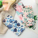 KISSCASE Tropical leaves Case For Samsung Galaxy s10 S8 S9 Plus S7 Note 9 A70 A50 A5 A7 J3 J5 2017 A6 A8 J6 J8 Plus 2018 PC Capa - Amzon World