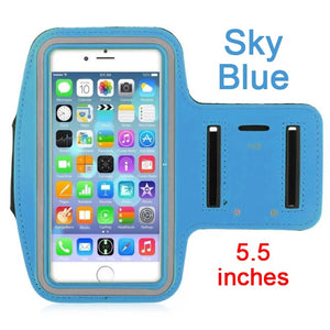 KLL Waterproof Brassard Running Gym Sport Armband Case Mobile Phone Arm Band Bag Holder for iPhone Smartphone on Hand - Amzon World