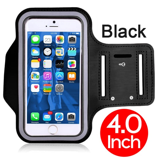 KLL Waterproof Brassard Running Gym Sport Armband Case Mobile Phone Arm Band Bag Holder for iPhone Smartphone on Hand - Amzon World