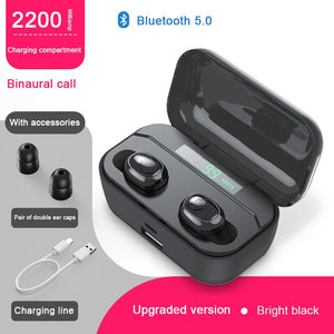 KSUN BT-01 TWS 5.0 Bluetooth earphone 3D stereo wireless earphone with dual microphone - Amzon World
