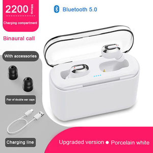 KSUN BT-01 TWS 5.0 Bluetooth earphone 3D stereo wireless earphone with dual microphone - Amzon World