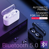 KSUN BT-01 TWS 5.0 Bluetooth earphone 3D stereo wireless earphone with dual microphone - Amzon World