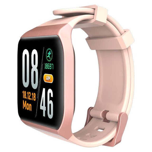 KSUN KSS901 Smart Bracelet Band With Heart rate Monitor ECG Blood Pressure IP68 Fitness Tracker Wrisatband Smart Watch - Amzon World