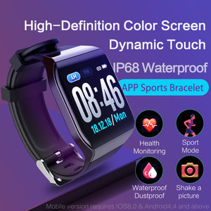 KSUN KSS901 Smart Bracelet Band With Heart rate Monitor ECG Blood Pressure IP68 Fitness Tracker Wrisatband Smart Watch - Amzon World