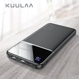 KUULAA Power Bank 10000mAh Portable Charging PowerBank 10000 mAh USB PoverBank External Battery Charger For Xiaomi Mi 9 8 iPhone - Amzon World