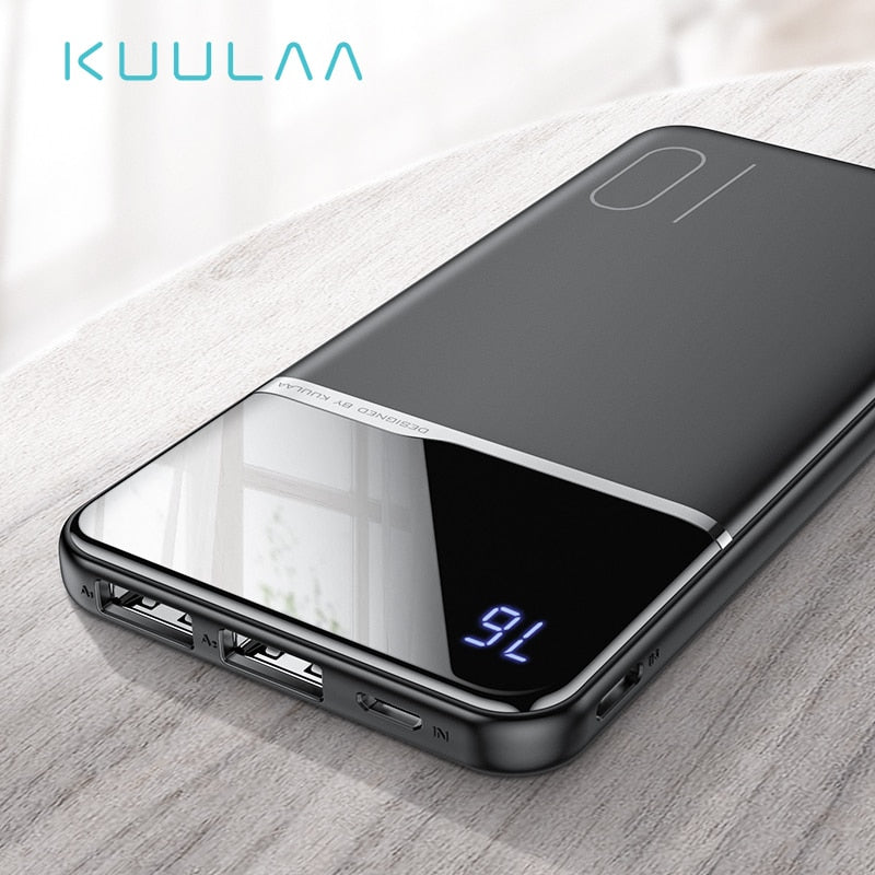 KUULAA Power Bank 10000mAh Portable Charging PowerBank 10000 mAh USB PoverBank External Battery Charger For Xiaomi Mi 9 8 iPhone - Amzon World