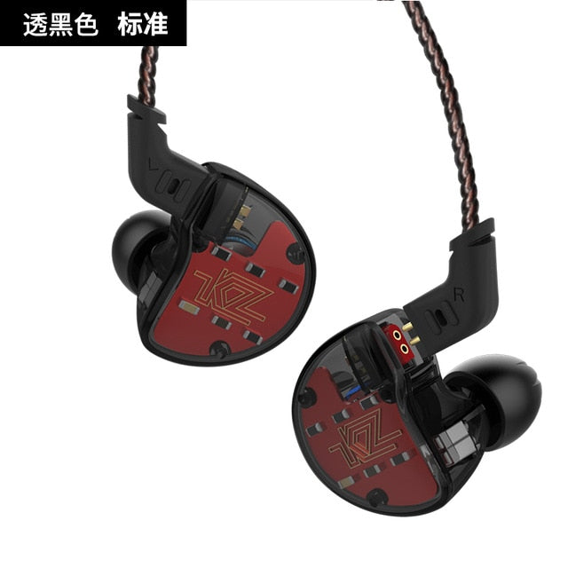 ZS10 Earphones 4BA+1 DD Hybrid In Ear Headphone HIFI Bass Headset DJ Monitor Earphone Earbuds KZ ZS6 AS10 ZST ES4 ED16 BA10 - Amzon World
