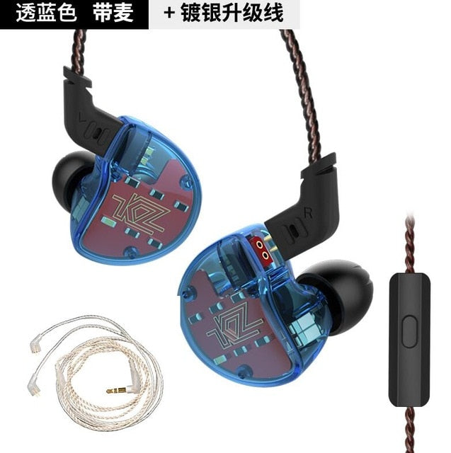 ZS10 Earphones 4BA+1 DD Hybrid In Ear Headphone HIFI Bass Headset DJ Monitor Earphone Earbuds KZ ZS6 AS10 ZST ES4 ED16 BA10 - Amzon World