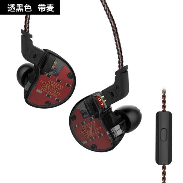 ZS10 Earphones 4BA+1 DD Hybrid In Ear Headphone HIFI Bass Headset DJ Monitor Earphone Earbuds KZ ZS6 AS10 ZST ES4 ED16 BA10 - Amzon World