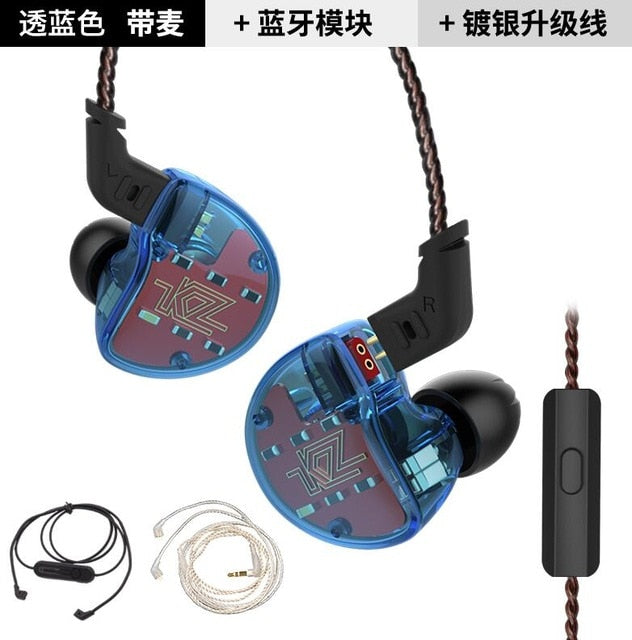 ZS10 Earphones 4BA+1 DD Hybrid In Ear Headphone HIFI Bass Headset DJ Monitor Earphone Earbuds KZ ZS6 AS10 ZST ES4 ED16 BA10 - Amzon World